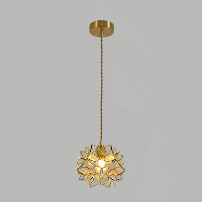 Rustic Wooden Pendant Light