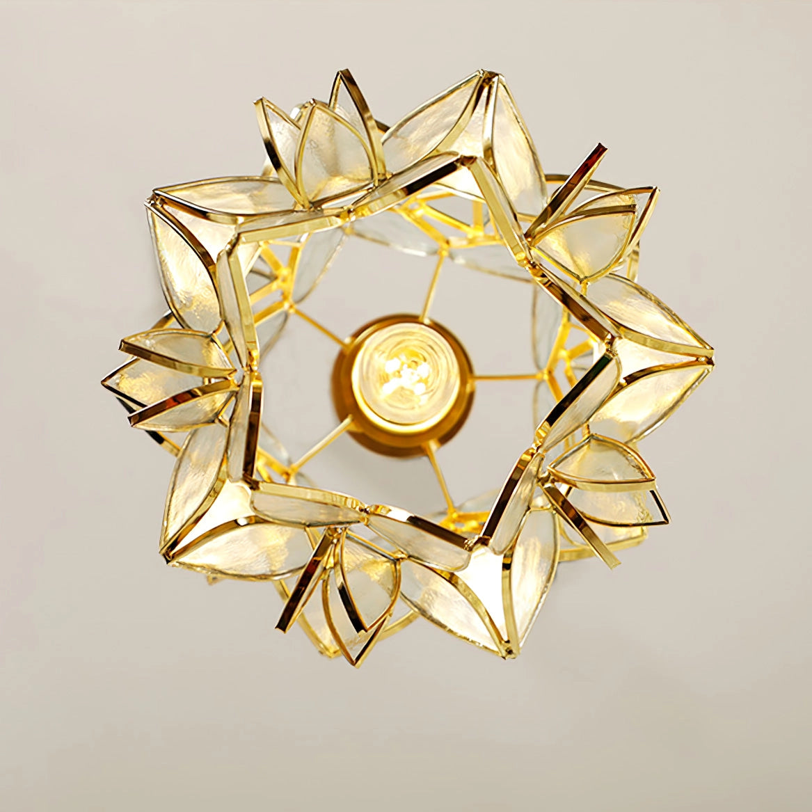 Rustic Wooden Pendant Light