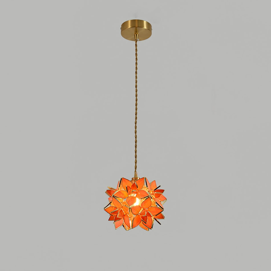 Rustic Wooden Pendant Light