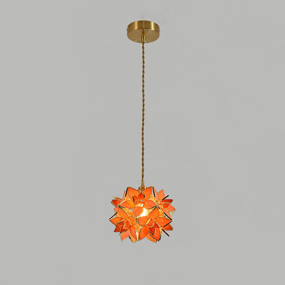 Rustic Wooden Pendant Light