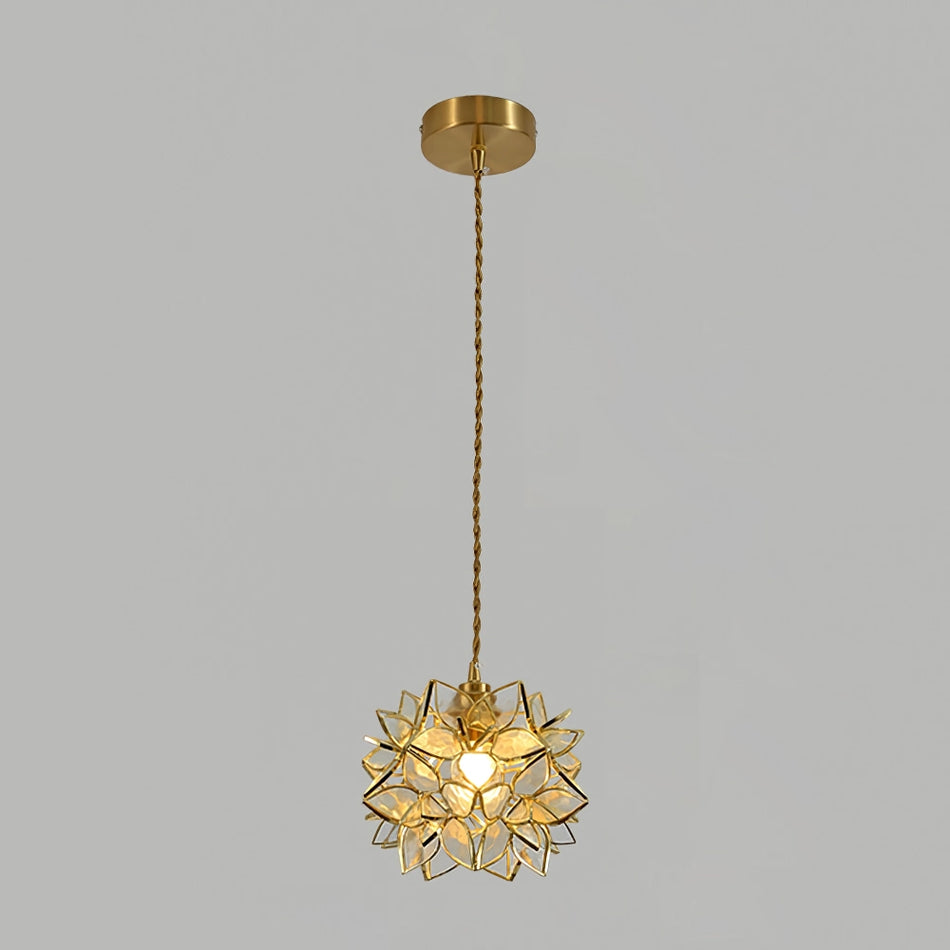 Rustic Wooden Pendant Light
