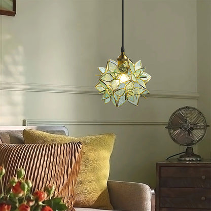 Rustic Wooden Pendant Light