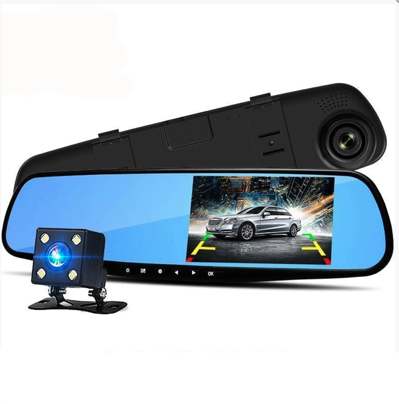 HD Car Dashboard Camera Front and Rear View Recorder - Luxicro