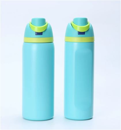 Leak Resistant Thermal Stainless Steel Drink Bottle with Straw