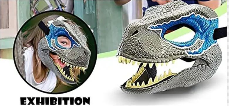 Colorful Animal Kids Mask with Movable Mouth - Luxicro