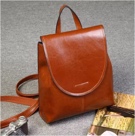 Stylish Women's Genuine Leather Bagpack - Luxicro