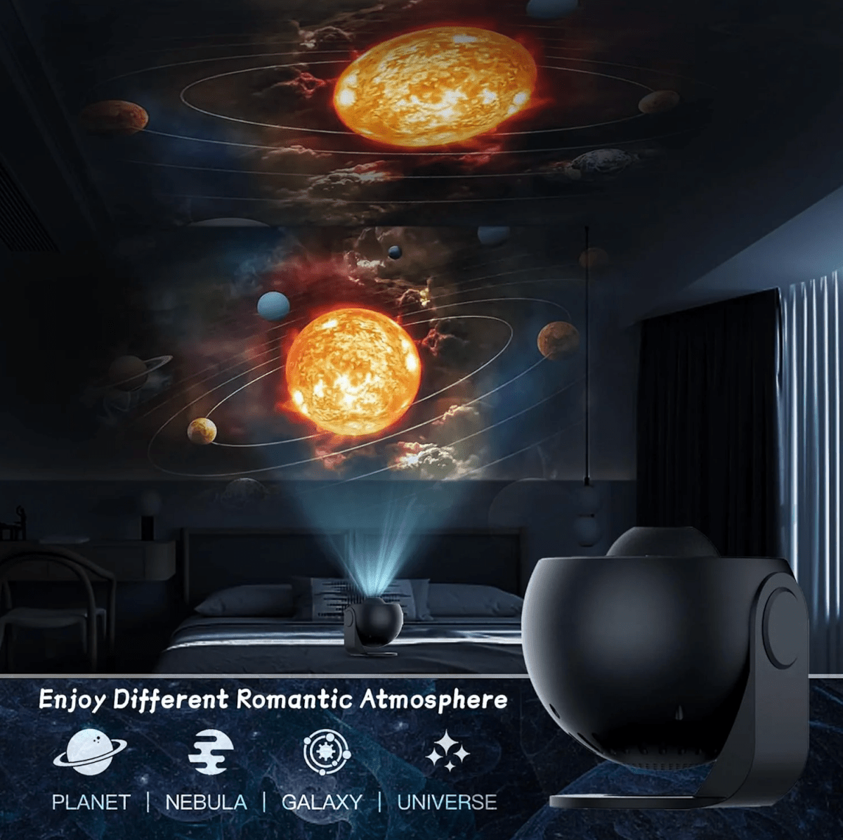 Cosmic Galaxy Table Lamp