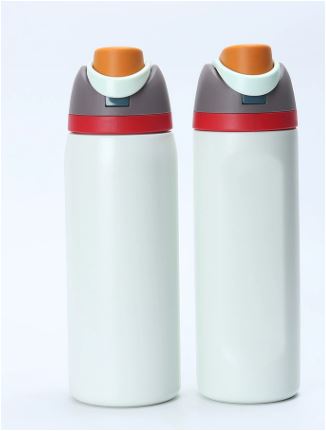 Leak Resistant Thermal Stainless Steel Drink Bottle with Straw