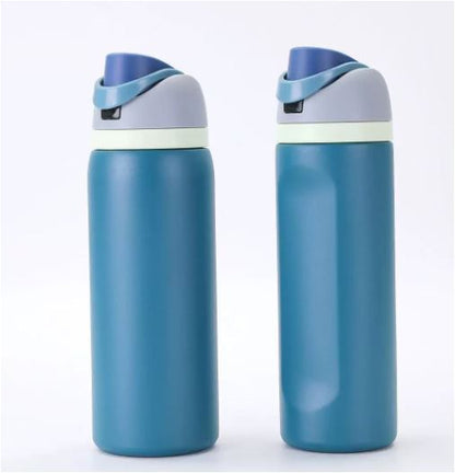 Leak Resistant Thermal Stainless Steel Drink Bottle with Straw