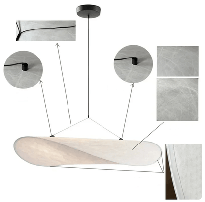 Stylish Silk Pendant Light Fixture