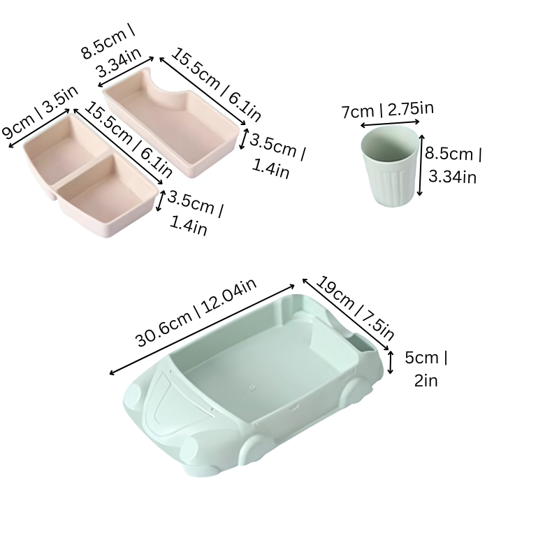 Colorful Children's Dining Tableware Set