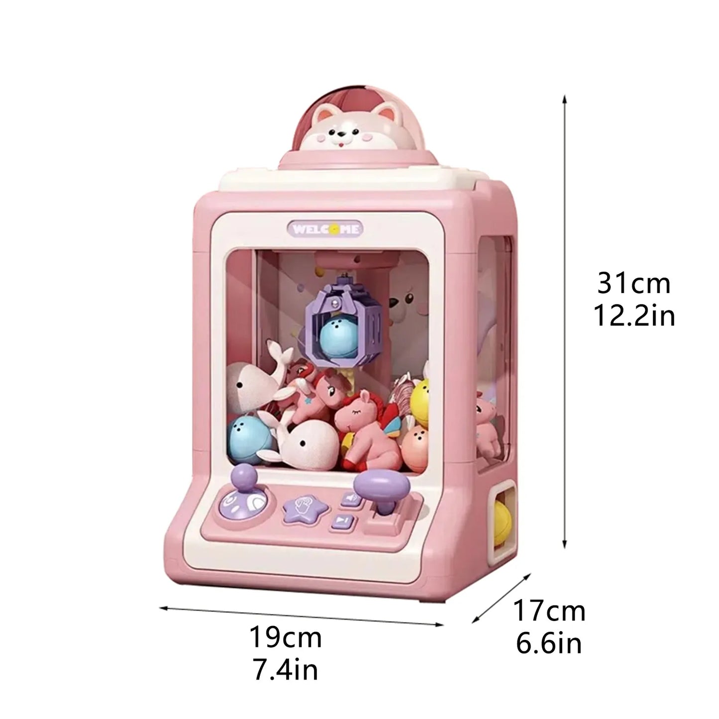 Colorful Small Claw Machine Game for Children