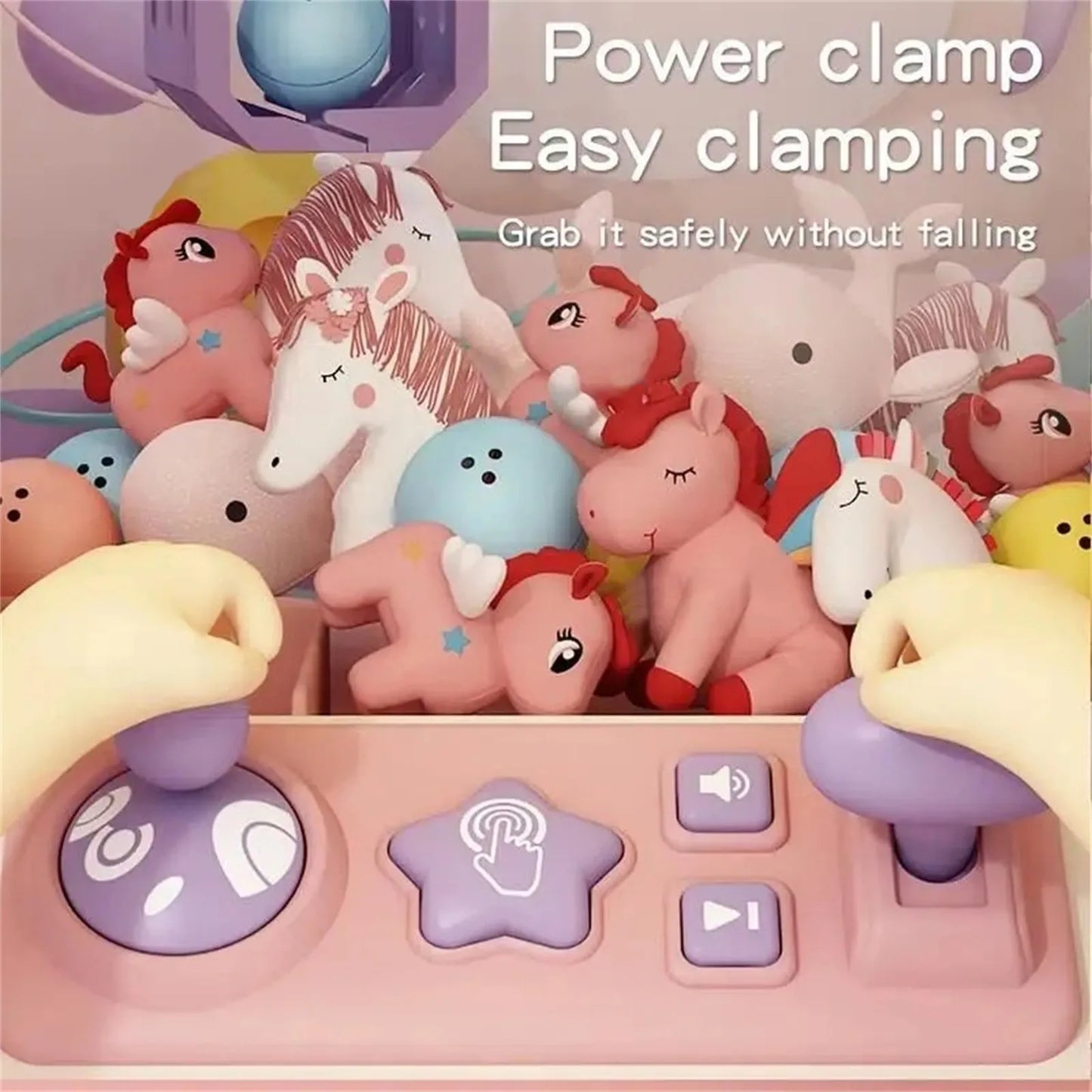 Colorful Small Claw Machine Game for Children