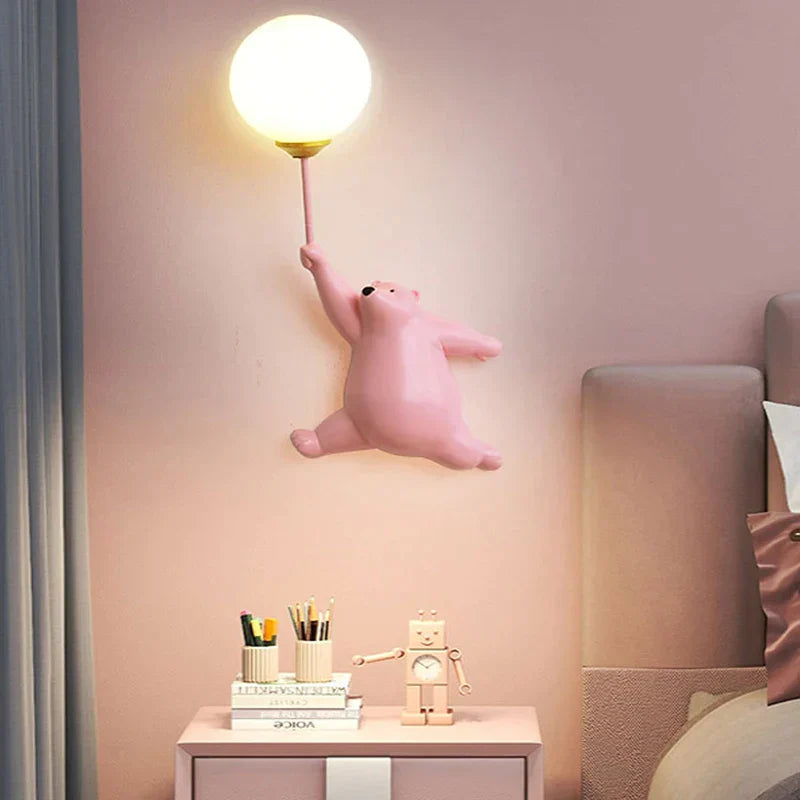 Bright Fun Kids Bedroom Night Light Lamp