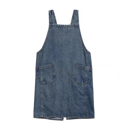 Comfortable Cotton Apron with Storage Pockets - Luxicro