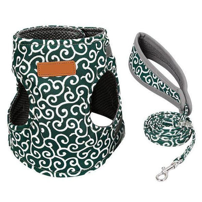 Comfortable Cat Harness and Leash Set for Walking