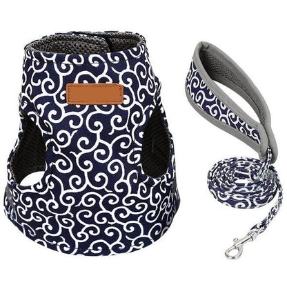 Comfortable Cat Harness and Leash Set for Walking