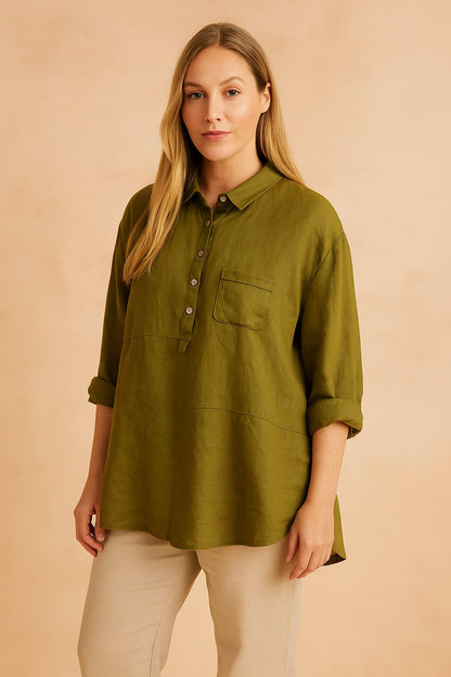 Relaxed Fit Ladies Casual Tee - Luxicro