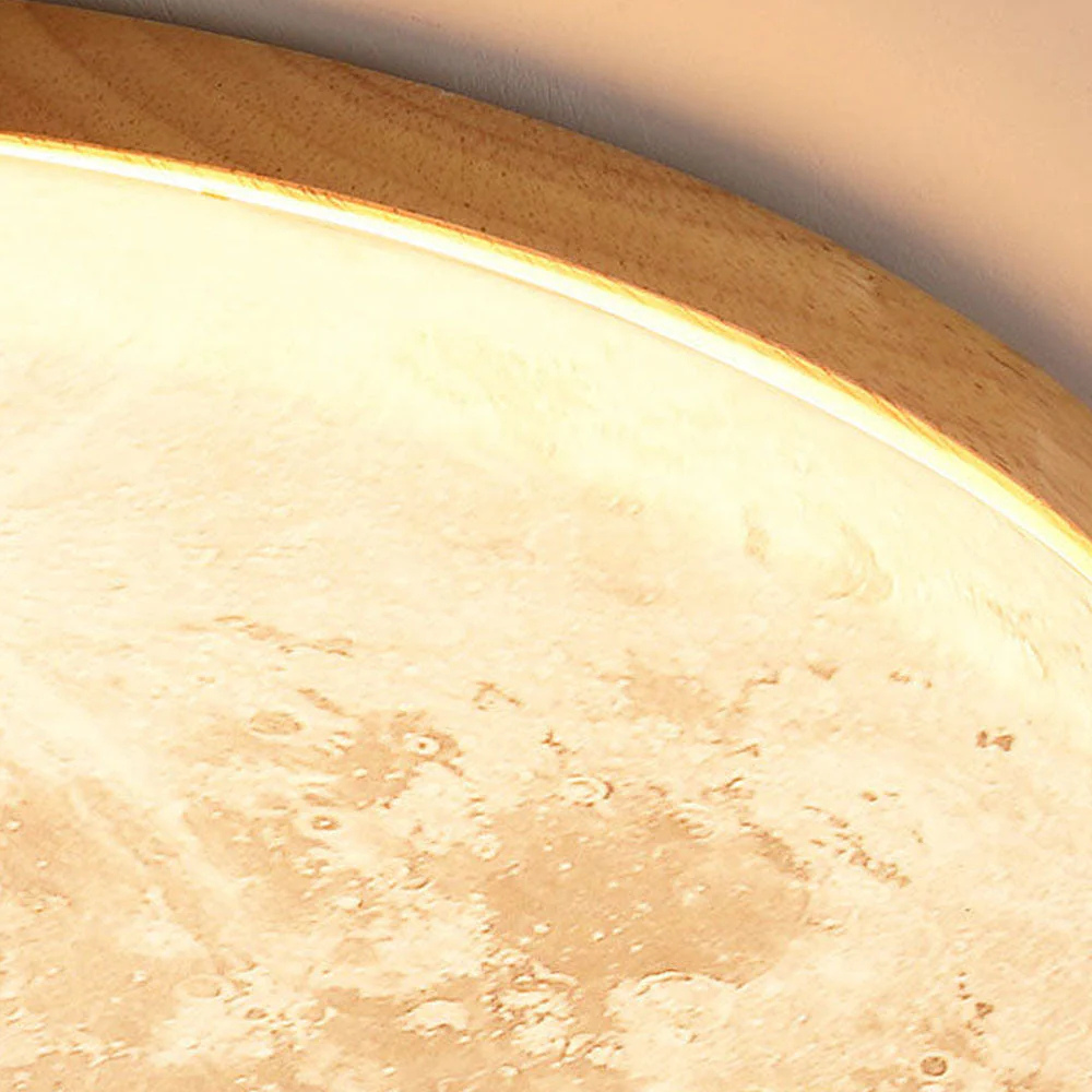 Stylish Glow in Dark Moon Ceiling Lamp