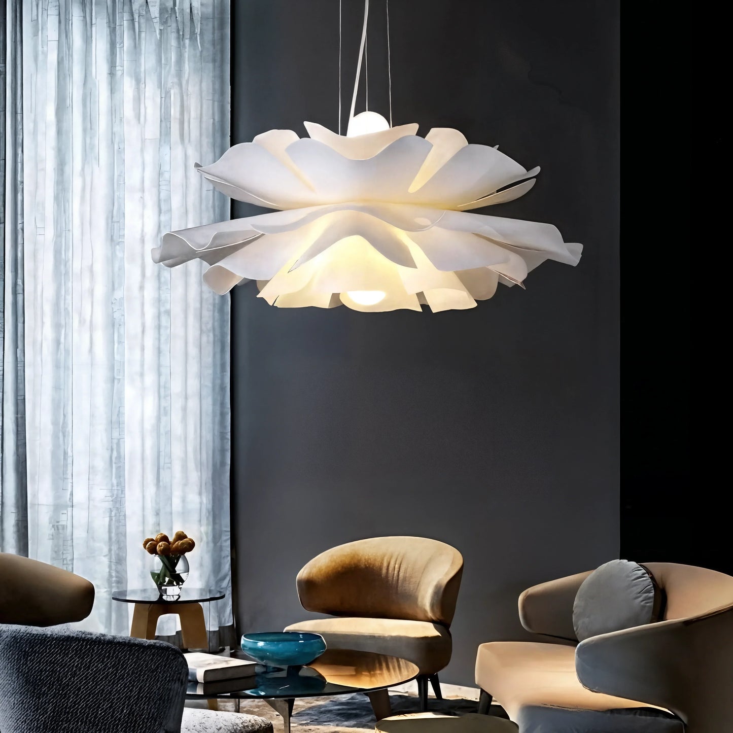 Beautiful Floral Ceiling Light Fixture