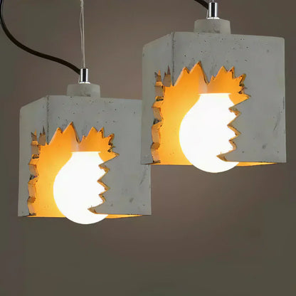 Edgy Loft Pendant Lamp in Urban Style - Luxicro