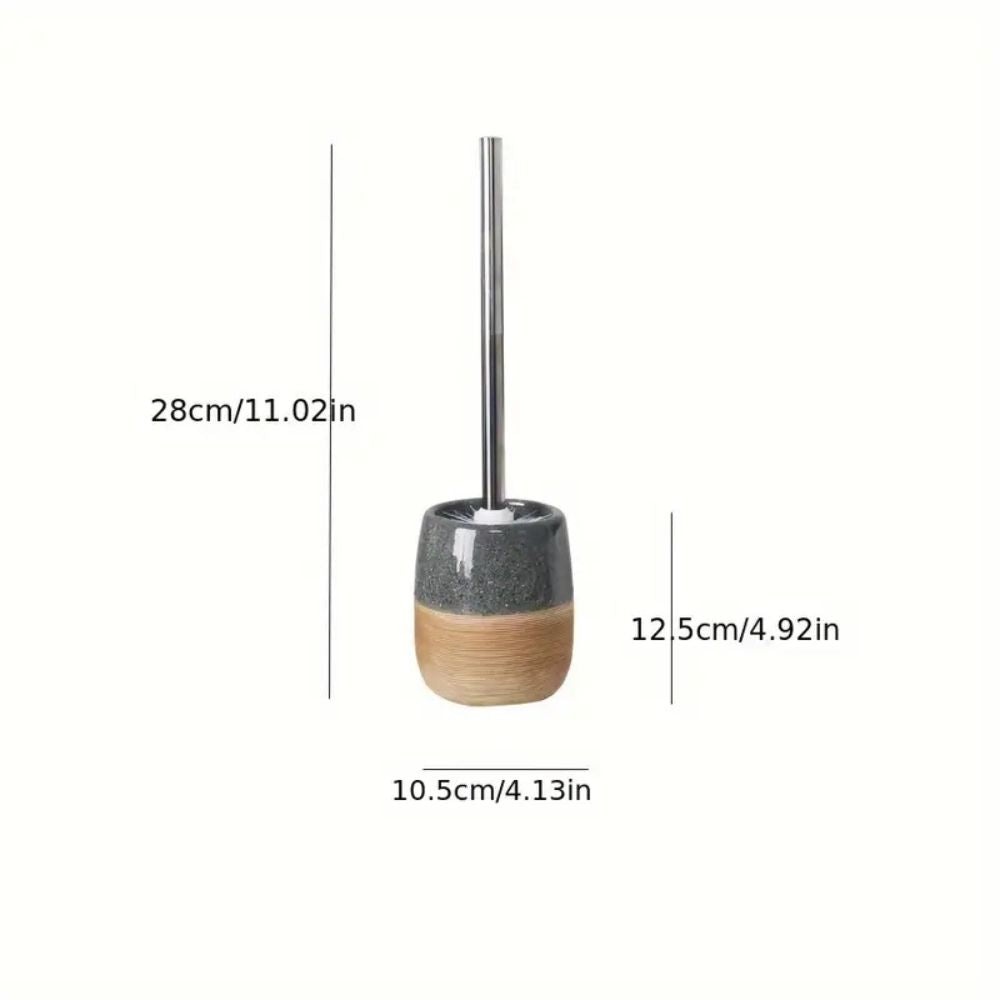 Luxury Bathroom Toilet Brush Holder Set
