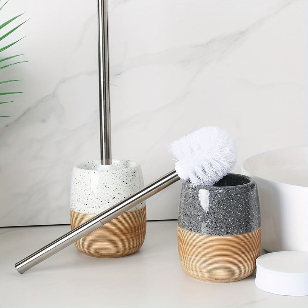 Luxury Bathroom Toilet Brush Holder Set - Luxicro