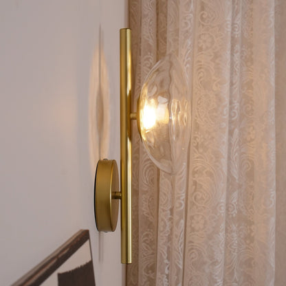 Simple Circular Glass Wall Lamp