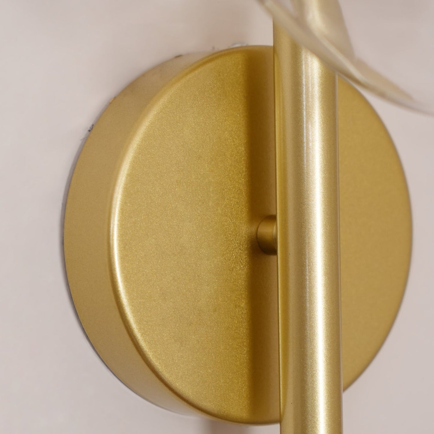 Simple Circular Glass Wall Lamp