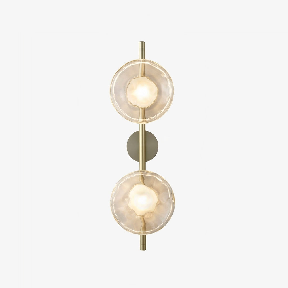 Simple Circular Glass Wall Lamp