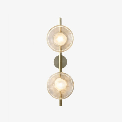 Simple Circular Glass Wall Lamp
