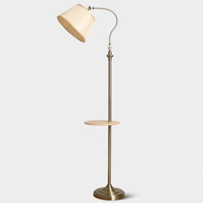 Rustic Wood Modern Floor Lamp