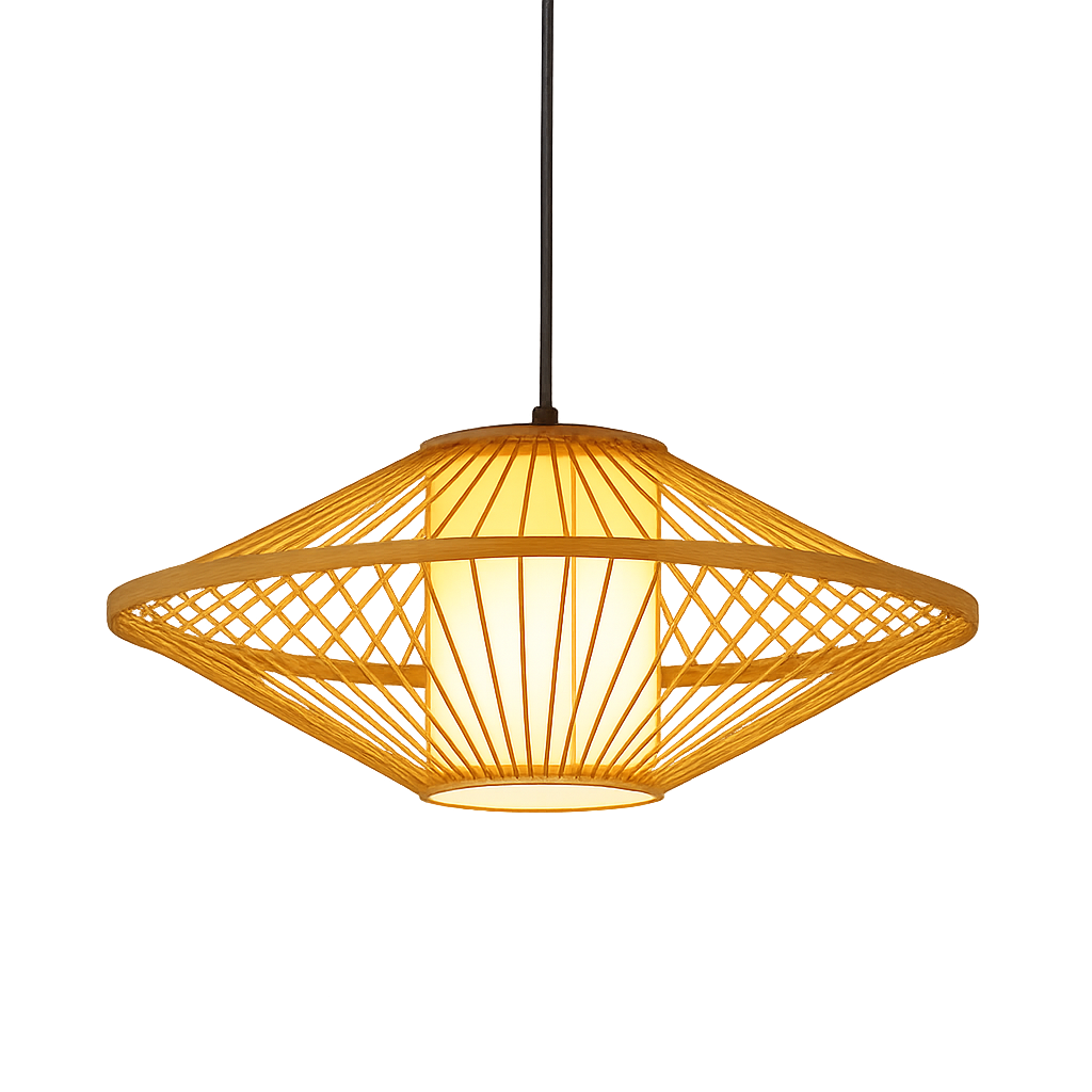 Eco Friendly Bamboo Hanging Lamp