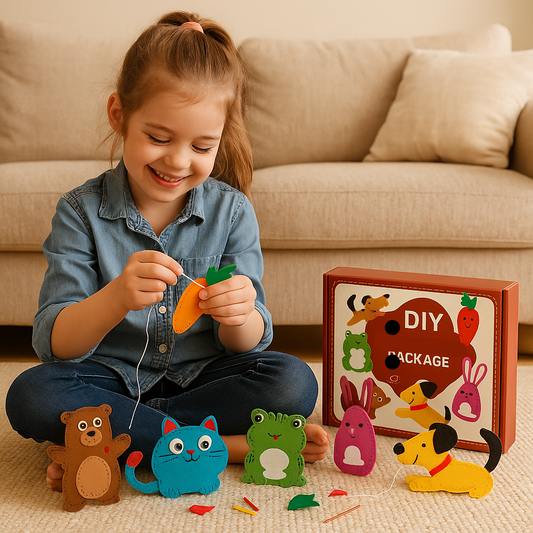 Cuddly Felt Toy Shapes for DIY Crafts - Luxicro