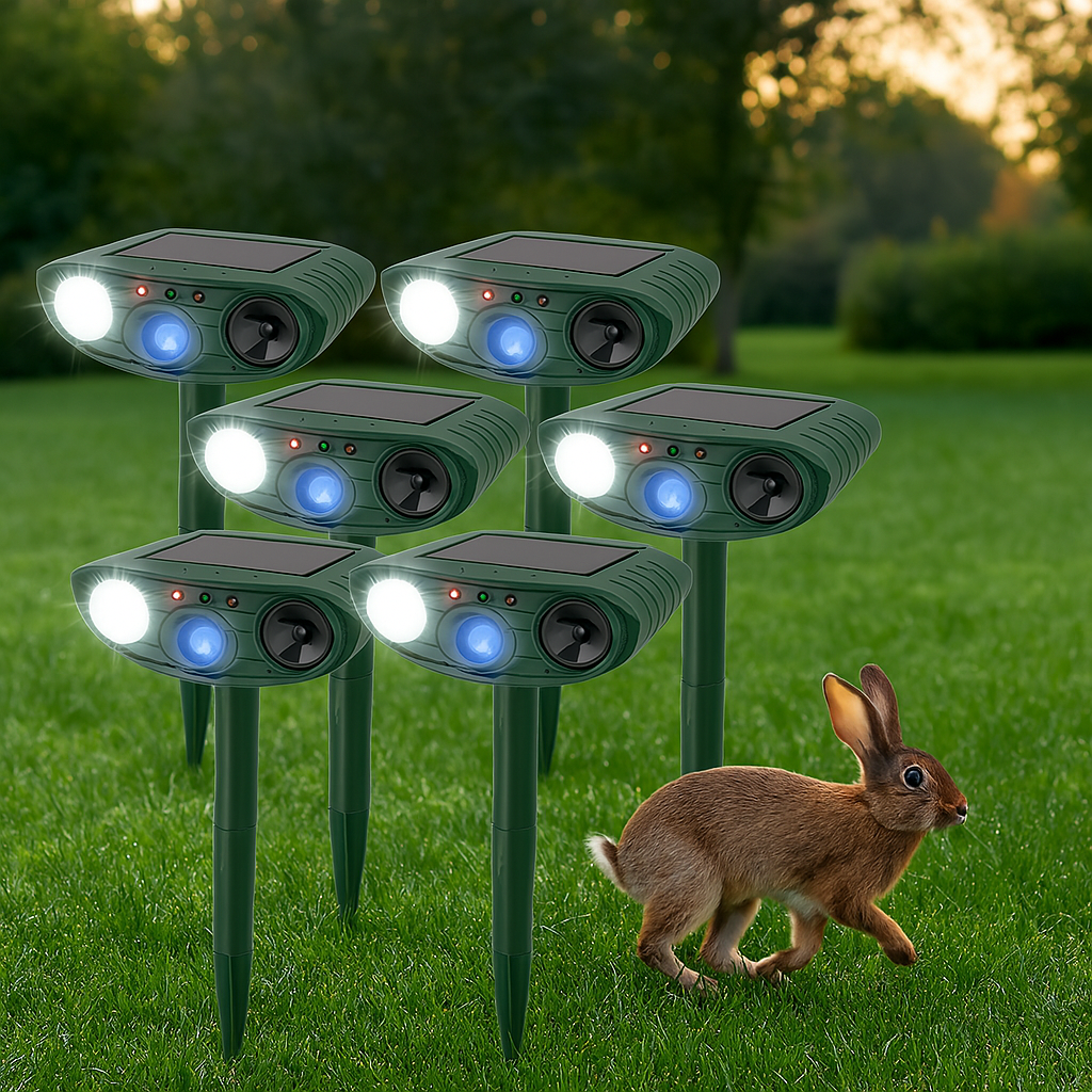 Outdoor Solar Powered Rabbit Repellent Garden Pest Control