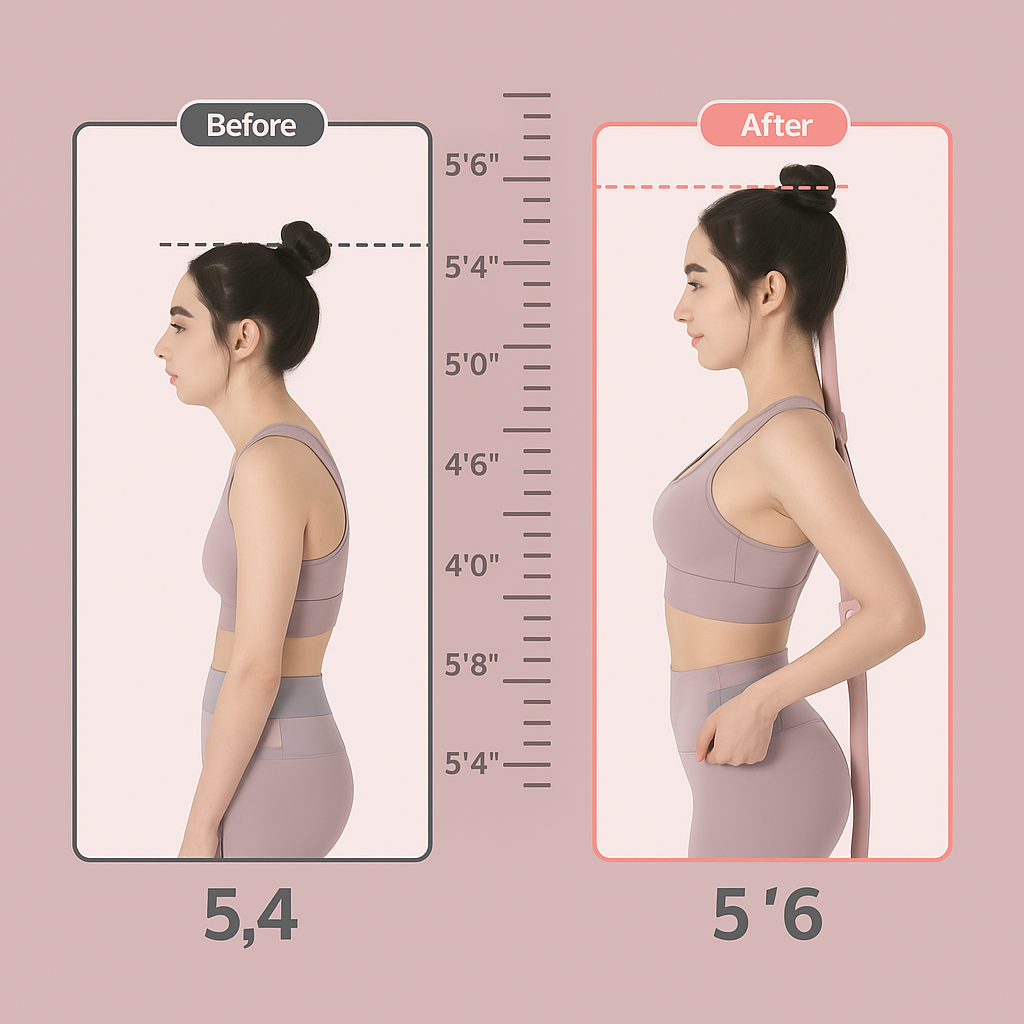 Flexible Yoga Strap for Back Support and Stretching