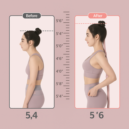 Flexible Yoga Strap for Back Support and Stretching
