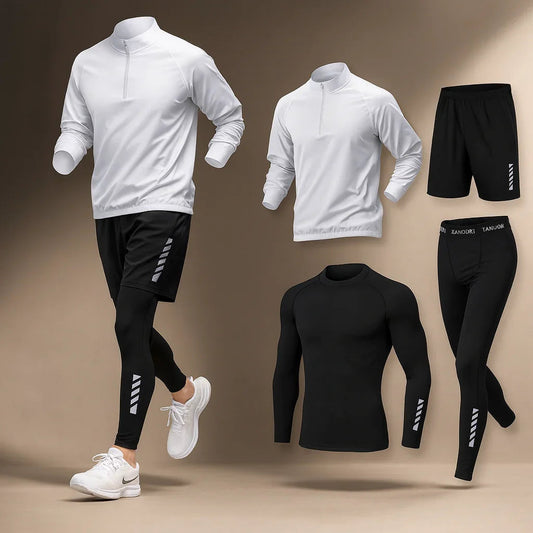 Athletic Fitness Tracksuit for Men - Luxicro
