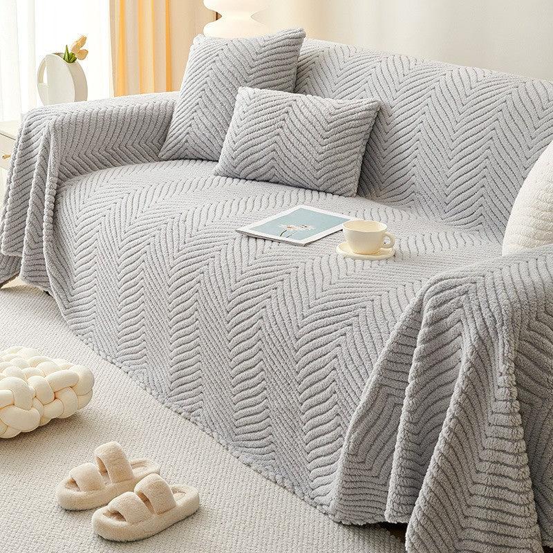 Soft Fuzzy Couch Slipcover