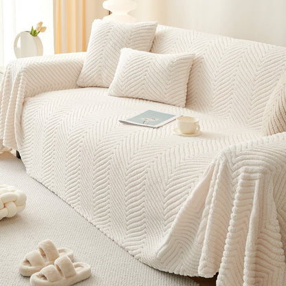 Soft Fuzzy Couch Slipcover - Luxicro