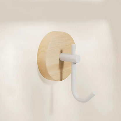 Stylish Wooden Stick On Wall Hook Decor