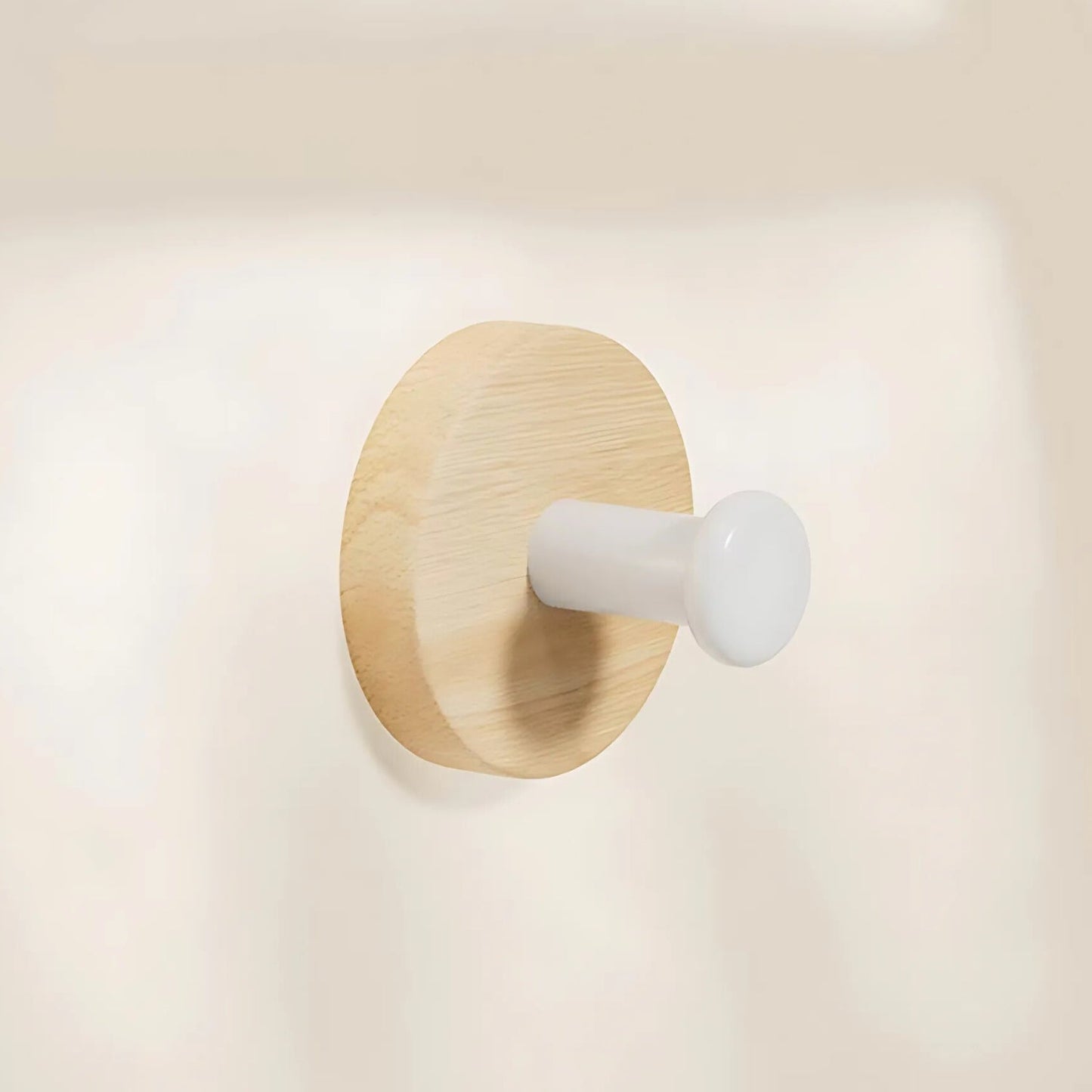 Stylish Wooden Stick On Wall Hook Decor