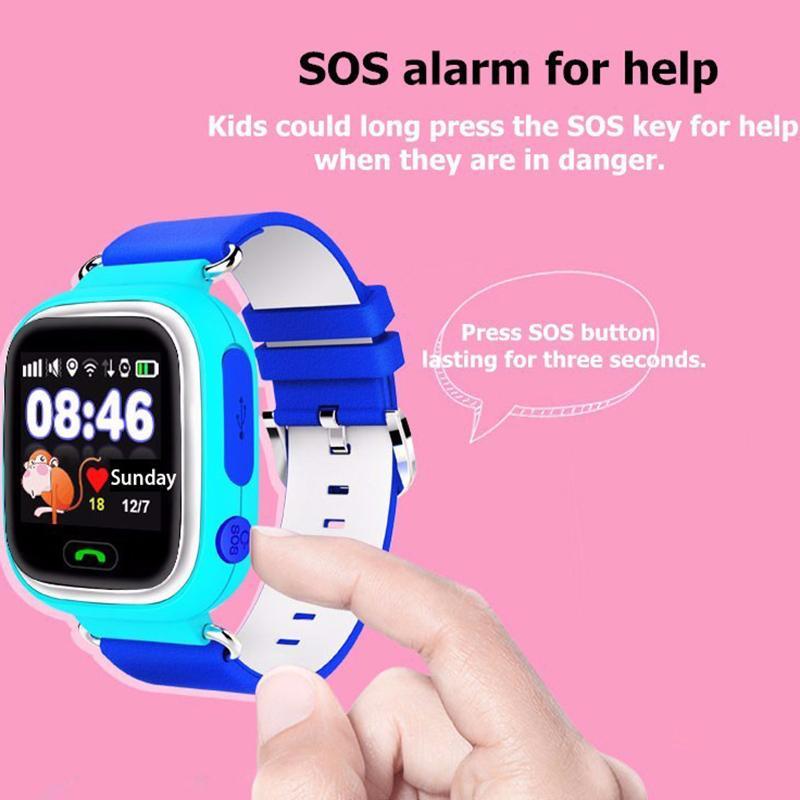 Child Safety GPS Tracker Watch