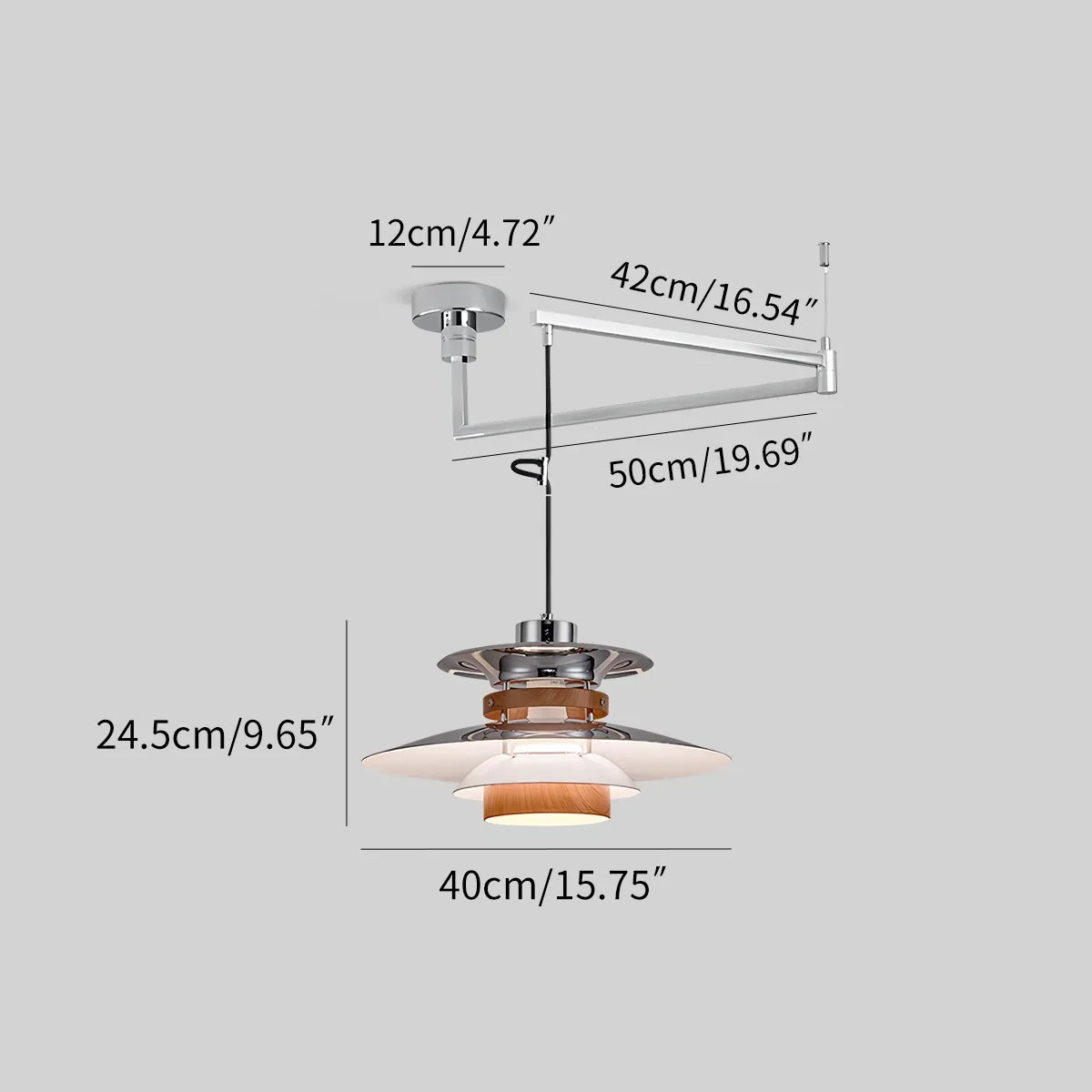 Stylish UFO Hanging Light for Kitchen Dining