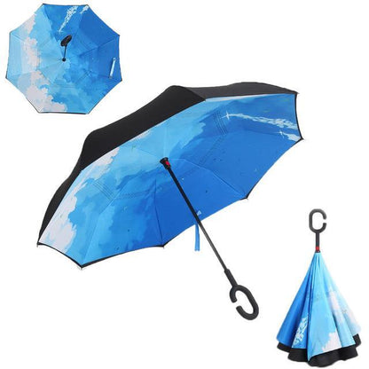 Waterproof Compact Folding Rain Umbrella
