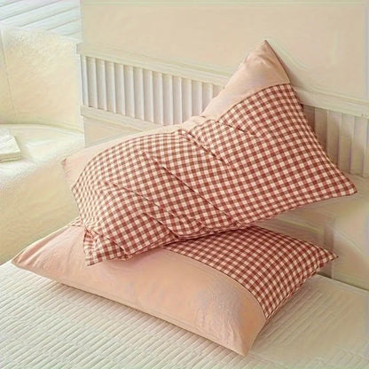 Traditional Plaid Cushion Cover