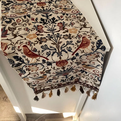 Beautiful Floral Table Runner Decoration