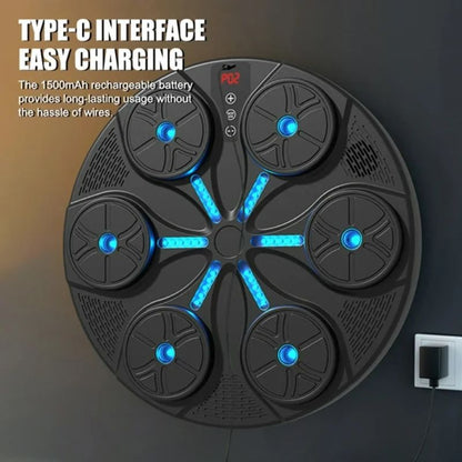 Fun Interactive Music Boxing System for All Ages