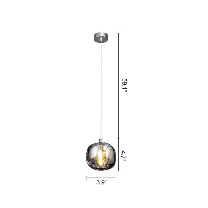 Vibrant Glass Drop Chandelier Lighting