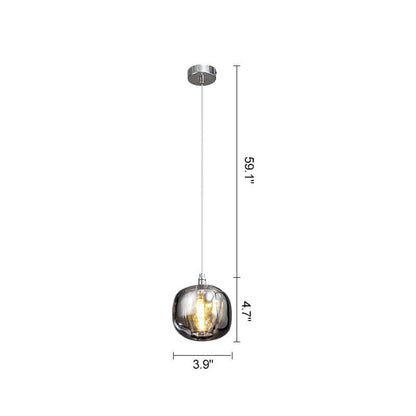 Vibrant Glass Drop Chandelier Lighting